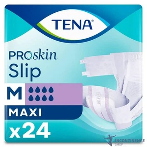 1x TENA ProSkin Slip Maxi Incontinence Slips - Medium - Pack of 24 - 3300ml - Picture 1 of 4