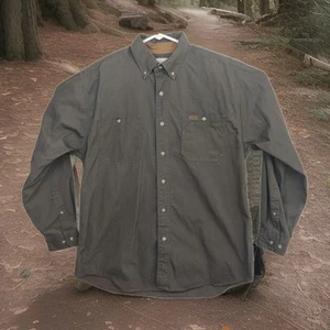 Vintage Carhartt Herren Hemd mit Knopfleiste, Large, olivgrün, langarm - Bild 1 von 10
