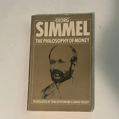 The Philosophy of Money by Georg Simmel, 1982 Vintage Paperback Book - Image 1 of 4