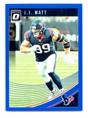 J.J. Watt 2018 Donruss Optic #42 azul/149 coincidencia de colores Texans Foto 1 de 2