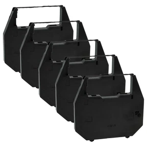 5x Farbband für Nakajima AX220 AX 110 AX210 AX 225 AX 220 AX 120 AX200 Schwarz - Afbeelding 1 van 9