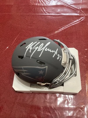 Mini Casco Rob Gronkowski AUTÓGRAFO Patriots Pizarra *Holo de Jugador Certificado de Autenticidad* Firmado Foto 1 de 4