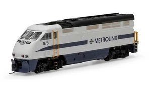 Athearn N EMD F59PHI Metrolink SCAX #878 DCC/SND LED ATH15406 - Picture 1 of 1