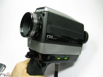 Bauer C3 XL Filmkamera Super-8 lichtstarkes Objektiv Neovaron 1:1,1/9-22,5 mm - Bild 1 von 4