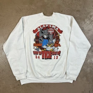 Vintage Crimson Tide Sweatshirt Mens XL 1992 Champs Alabama SEC Football Bama - Picture 1 of 9