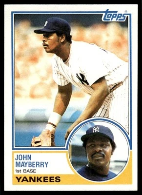 1983 Topps John Mayberry New York Yankees #45 - Image 1 of 2