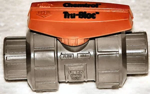 Válvula de bola Nibco Chemtrol 1/2" Socket Connect CPVC, nueva - Imagen 1 de 4