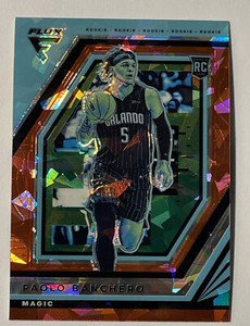 Paolo Banchero RC Red Cracked Ice Prizm 2022-23 Panini Flux