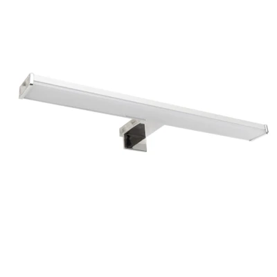 Lampada da bagno led da parete 8W 4000K luce neutra cromata IP44 40centimetri - Immagine 1 di 3