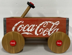 Franklin Carro in legno collezione Coca-Cola cimelio come nuovo 12"x7" NUOVO IN SCATOLA - Foto 1 di 6