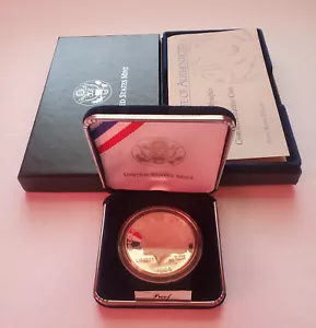 Proof 1995 Special Olympics commemorativo USA dollaro argento 90% OGP/COA - Foto 1 di 5