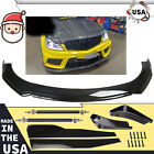 For Mercedes Benz Front Bumper Lip Splitter Spoiler/ Body Kit Side+Skirt