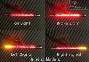 33-SMD LED Bar Brake Tail Light & Left/Right Turn Signal Lamp for Aprilia Moto - Picture 1 of 3