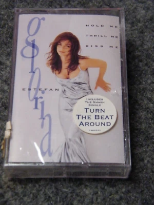 GLORIA ESTEFAN Hold Me Thrill Me Kiss me Cassette Tape w/ Hype *FACTORY SEALED* - Image 1 of 4