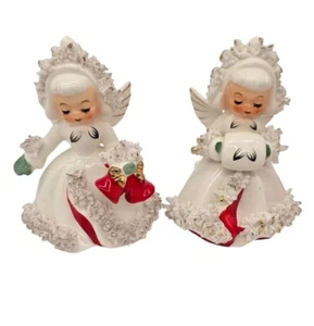 Holt Howard 1961 Spaghetti Weihnachtsengel Figur Kerzenhalter - Bild 1 von 11