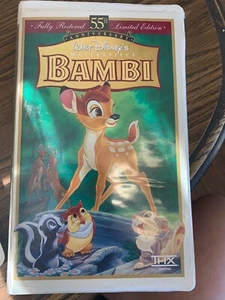 Bambi VHS Walt Disney Masterpiece 55th Anniversary Limited Edition Fully Restore - Picture 1 of 5