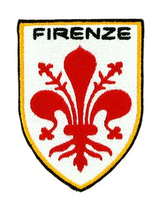 FLAGGENAUFNÄHER SCHILD ITALIEN FIRENZE FLORENZ Wappen BESTICKTER RUCKSACK - Bild 1 von 1