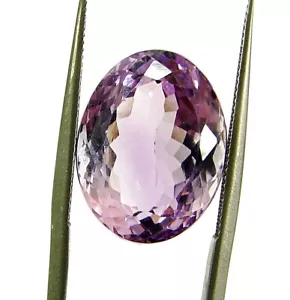 9.60 Ct Natural Purple Amethyst Loose Gemstone Oval Cut Brazil Stone - 1216 - Picture 1 of 2