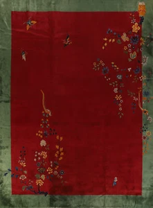 Vegetable Dye Art Deco Nichols Chinese Palace Size Rug Hand-made Carpet 12x14 - Picture 1 of 22
