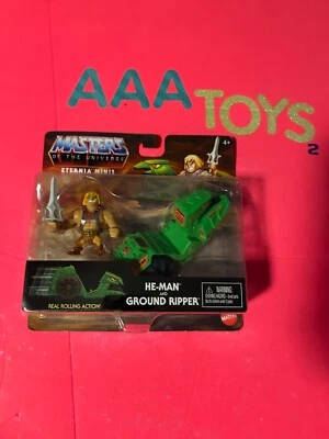 He Man Masters of the Universe Eternia Minis He Man and Ground Ripper - Image 1 of 2