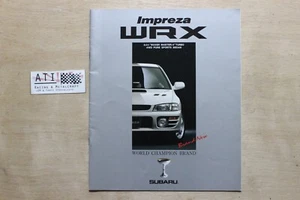Subaru WRX GC8 Version III Sales Brochure book catalogue - Picture 1 of 5