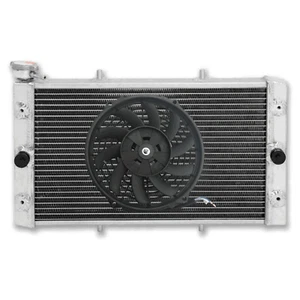 Radiator & Fan For Yamaha Viking 700 YXM700 14-21 YXC700 15-21 Wolverine 700 YXE - Picture 1 of 7