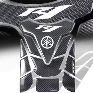 Genuine Real Carbon Fiber Customize Fuel/Gas Tank Pad Decal/Sticker for YZF-R1 - Picture 1 of 5
