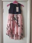 Ted Baker Girl's floral print pleated dress size 5 years new