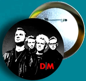 Depeche Mode Button 80's Music 1.5" Pinback Buttons Post Punk 80's Pop Rock Band - Picture 1 of 2