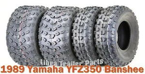 Full Set Sport ATV Tires 21x7-10 & 22x11-10 for 1989 Yamaha YFZ350 Banshee - Picture 1 of 4