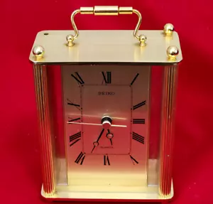 Reloj de escritorio o sobremesa de cuarzo Seiko años 70. Batería. Funciona bien. - Imagen 1 de 17