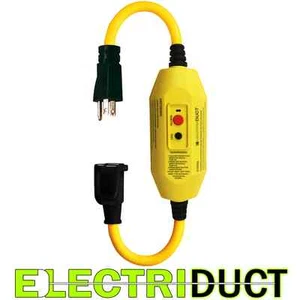 Electriduct GFCI Inline with 18" Single Outlet Cord - Picture 1 of 1