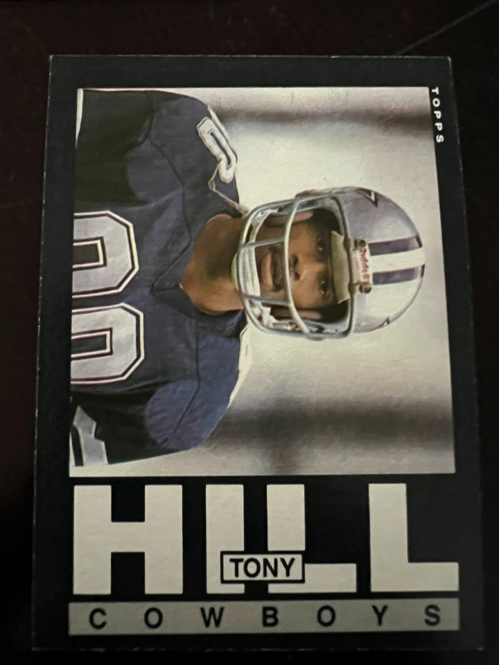 1985 Topps NFL Football #43 Tony Hill Dallas Cowboys - Image 1 of 1