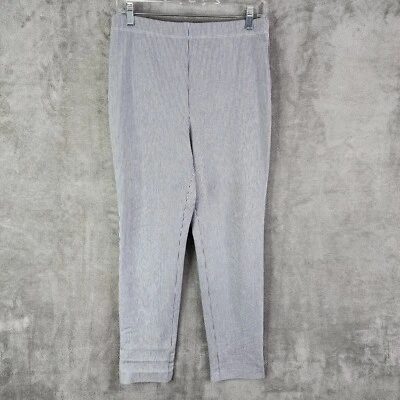 Pantalones capri para mujer Karen Kane blancos y negros a rayas ajustados talla M Foto 1 de 4