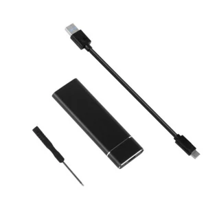 Aluminium Enclosure Storage Case M.2 NGFF SSD SATA TO USB 3.1 External Adapter - Bild 1 von 12