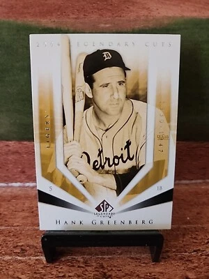 2004 SP Legendary Cuts Baseball Card #48 Hank Greenberg 🔥 HoF - Image 1 of 2