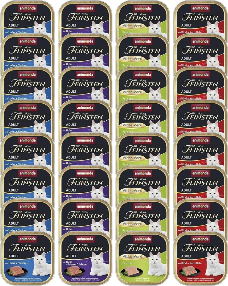 animonda Vom Feinsten Adult Fisch & Fleisch Vielfalt, 32 x 100 g - Bild 1 von 4