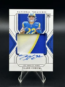 2024 National Treasures Blake Corum #167 TRUE Rookie Patch RPA Auto /99 🔥🔥 - Picture 1 of 15