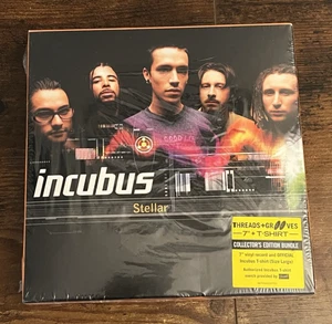 Incubus Stellar Promotional 7' Vinyl Single and Large Gray T-shirt 2013 - Picture 1 of 8