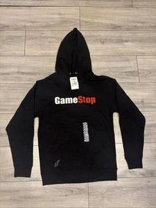 💥 Sudadera con Capucha GameStop Para Hombre S Negra Videojuego Rocket To The Moon GME Nueva Con Etiquetas - Imagen 1 de 12