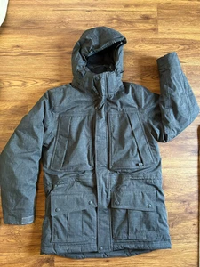 Baxter State Parka Down Downtek Jacket L.L. Bean 2018, size men's Small charcoal - Picture 1 of 17