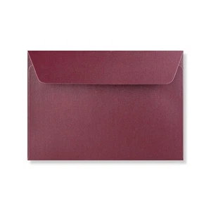 114 x 162 Aubergine C6 Pearlescent Envelope | Peel/Seal | 120gsm Straight Flap - Picture 1 of 3