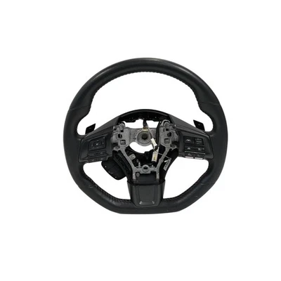 2020 Subaru Wrx Steering Wheel Black Leather Flat Bottom Factory OEM Replacement - Imagem 1 de 4