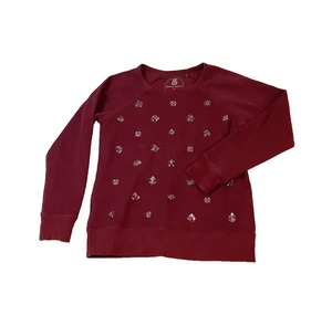 Tommy Bahama Damen Pullover Pulli mit Blumenpaillettenverzierung Größe Small - Bild 1 von 10