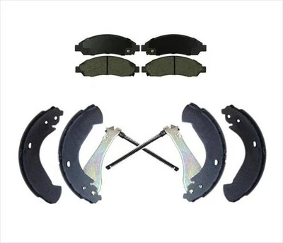 Pastillas de freno delanteras de cerámica y zapatas de freno traseras para GMC Canyon 2004 2005 2007 2008 Foto 1 de 4