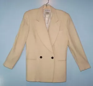 Chaqueta Blazer Jones New York Marfil Floral Mujer Carrera Talla 4 Botón Forrado - Imagen 1 de 11