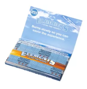 Elements Double Pack Single Wide Rolling Papers - Add Custom Element OrganitipS? - Picture 1 of 5