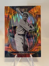 RARE BABE RUTH 2023 Panini Select Baseball Orange Flash Boston NO.69