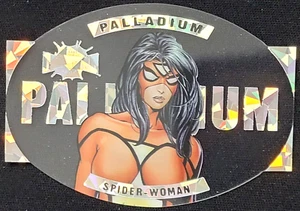 UPPER DECK MARVEL METAL UNIVERSE SPIDER-MAN SPIDER-WOMAN PALLADIUM - Bild 1 von 2