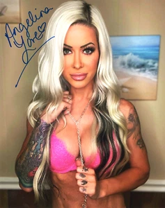 Angelina Love Impact Knockout Signed Autograph 8x10 Photo #4 w/ COA - Picture 1 of 2